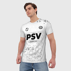 Футболка мужская PSV Champions Униформа, цвет: 3D-принт — фото 2