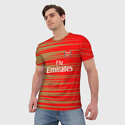 Футболка мужская Arsenal fly emirates, цвет: 3D-принт — фото 2