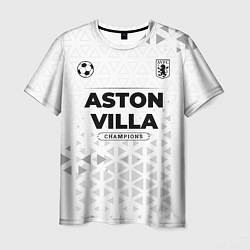 Футболка мужская Aston Villa Champions Униформа, цвет: 3D-принт