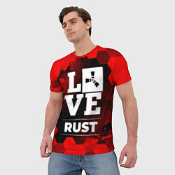 Футболка мужская Rust Love Классика, цвет: 3D-принт — фото 2