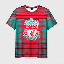 Футболка мужская Ливерпуль logo, цвет: 3D-принт
