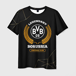 Футболка мужская Лого Borussia и надпись Legendary Football Club на, цвет: 3D-принт