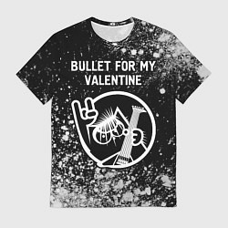 Футболка мужская Bullet For My Valentine - КОТ - Арт, цвет: 3D-принт