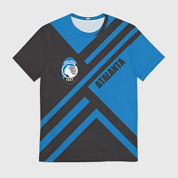Футболка мужская Фанат клуба Аталанта, цвет: 3D-принт