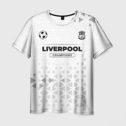 Футболка мужская Liverpool Champions Униформа, цвет: 3D-принт