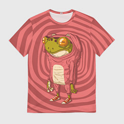Футболка мужская Лягушка-зайчик, цвет: 3D-принт