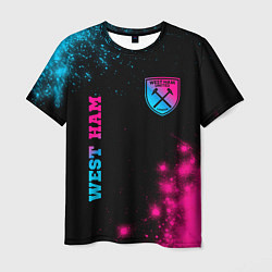 Футболка мужская West Ham Neon Gradient, цвет: 3D-принт