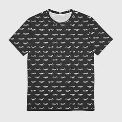 Футболка мужская Карбон с глазиками, цвет: 3D-принт