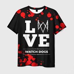 Футболка мужская Watch Dogs Love Классика, цвет: 3D-принт