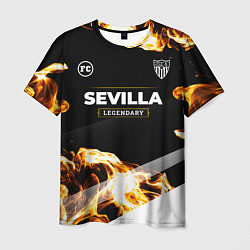 Футболка мужская Sevilla Legendary Sport Fire, цвет: 3D-принт