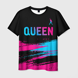 Футболка мужская Queen Neon Gradient, цвет: 3D-принт