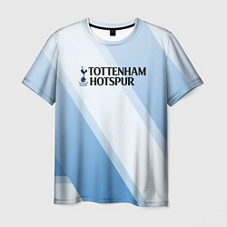 Футболка мужская Tottenham hotspur Голубые полосы, цвет: 3D-принт
