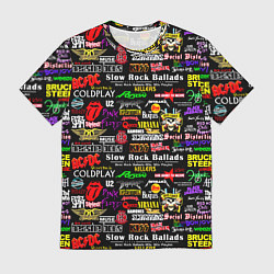 Футболка мужская Best rock ballads, цвет: 3D-принт
