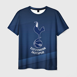 Футболка мужская Tottenham hotspur Синяя абстракция, цвет: 3D-принт