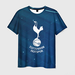 Футболка мужская Tottenham hotspur Соты абстракция, цвет: 3D-принт