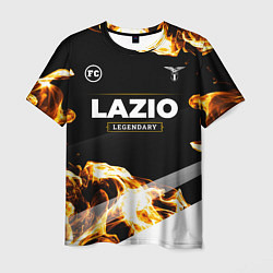 Футболка мужская Lazio legendary sport fire, цвет: 3D-принт