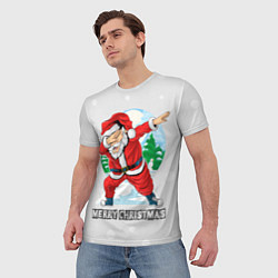 Футболка мужская Dab Santa Merry Christmas, цвет: 3D-принт — фото 2