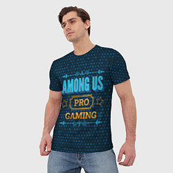 Футболка мужская Игра Among Us: pro gaming, цвет: 3D-принт — фото 2