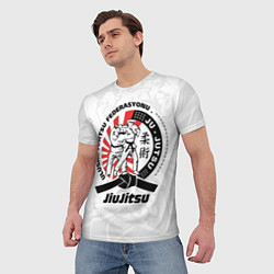 Футболка мужская Jiujitsu emblem Джиу-джитсу, цвет: 3D-принт — фото 2