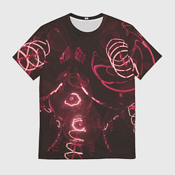 Футболка мужская Неоновые тусклые фонари, цвет: 3D-принт