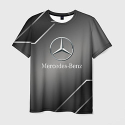 Футболка мужская Mercedes Карбон, цвет: 3D-принт