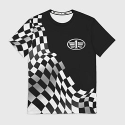 Футболка мужская FAW racing flag, цвет: 3D-принт