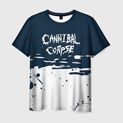 Футболка мужская Cannibal Corpse краска, цвет: 3D-принт