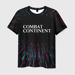 Футболка мужская Combat Continent infinity, цвет: 3D-принт