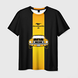 Футболка мужская Авто ford mustang, цвет: 3D-принт