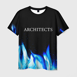 Футболка мужская Architects blue fire, цвет: 3D-принт