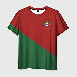 Футболка мужская Сборная Португалии форма для чемпионата мира 2022, цвет: 3D-принт