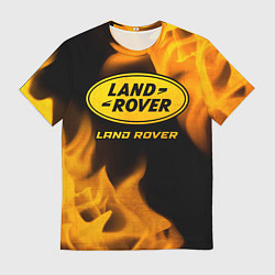 Футболка мужская Land Rover - gold gradient, цвет: 3D-принт