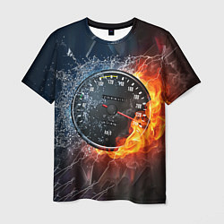 Футболка мужская Need for Speed - спидометр, цвет: 3D-принт