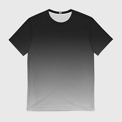 Мужская футболка Серый градиент