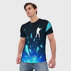 Футболка мужская Counter Strike взрыв частиц, цвет: 3D-принт — фото 2