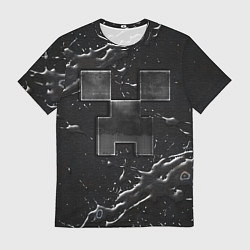 Футболка мужская Minecraft black, цвет: 3D-принт
