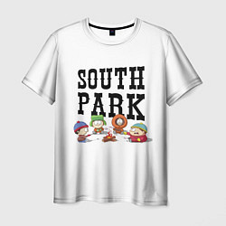 Футболка мужская South park кострёр, цвет: 3D-принт