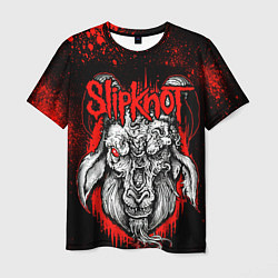 Футболка мужская Slipknot - красный козел, цвет: 3D-принт