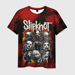 Футболка мужская Slipknot rock, цвет: 3D-принт
