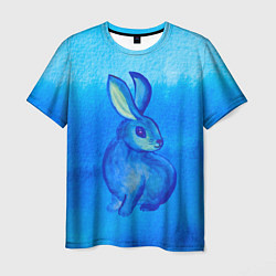 Футболка мужская Водяной кролик символ 2023, цвет: 3D-принт
