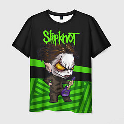 Футболка мужская Slipknot dark green, цвет: 3D-принт