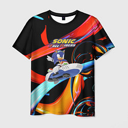 Футболка мужская Sonic Free Riders - Hedgehog, цвет: 3D-принт