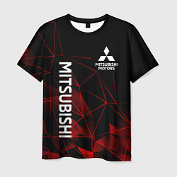 Футболка мужская Mitsubishi line style, цвет: 3D-принт