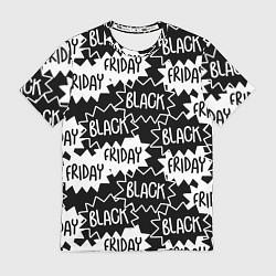 Футболка мужская Black friday, цвет: 3D-принт