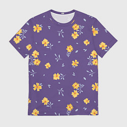Мужская футболка Милые цветочки