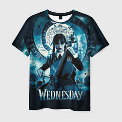 Футболка мужская Wednesday Addams 2022, цвет: 3D-принт