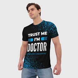 Футболка мужская Trust me Im doctor dark, цвет: 3D-принт — фото 2
