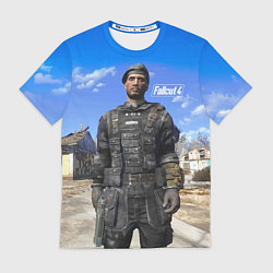 Футболка мужская Field scribe commando - Fallout 4, цвет: 3D-принт