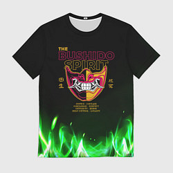 Футболка мужская Bushido Spirit and fire, цвет: 3D-принт