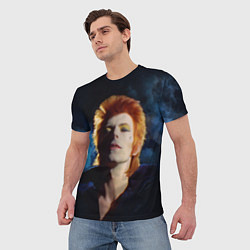 Футболка мужская David Bowie - Jean Genie, цвет: 3D-принт — фото 2